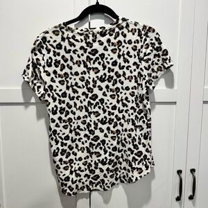 Banana Republic Women's Leopard Print Top
